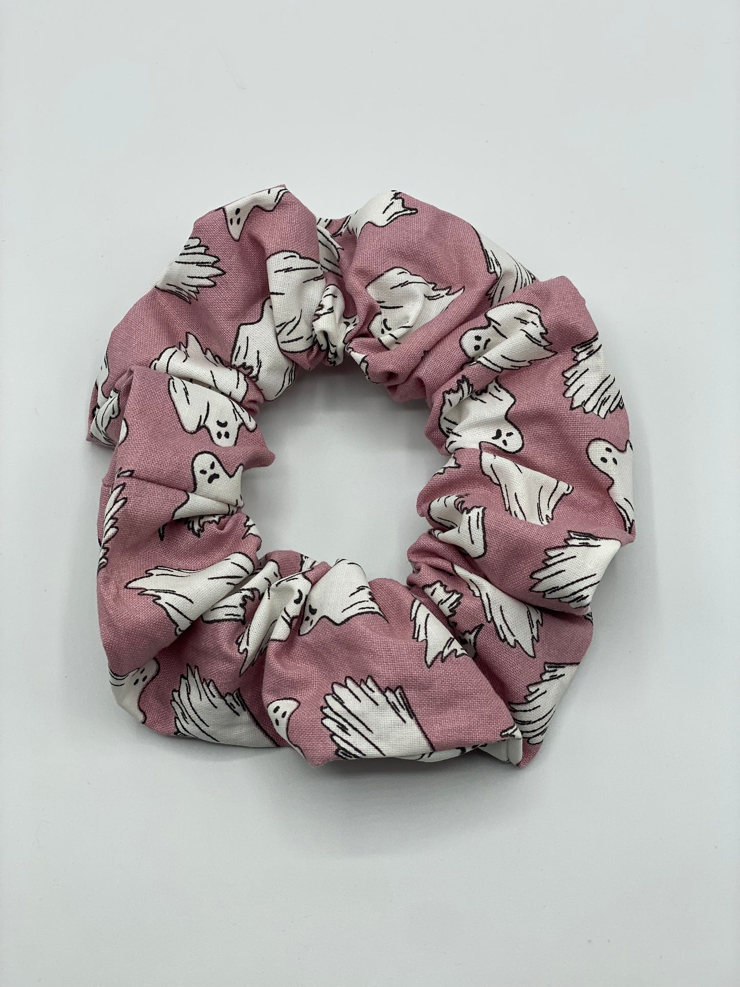 Pink Ghost Scrunchie