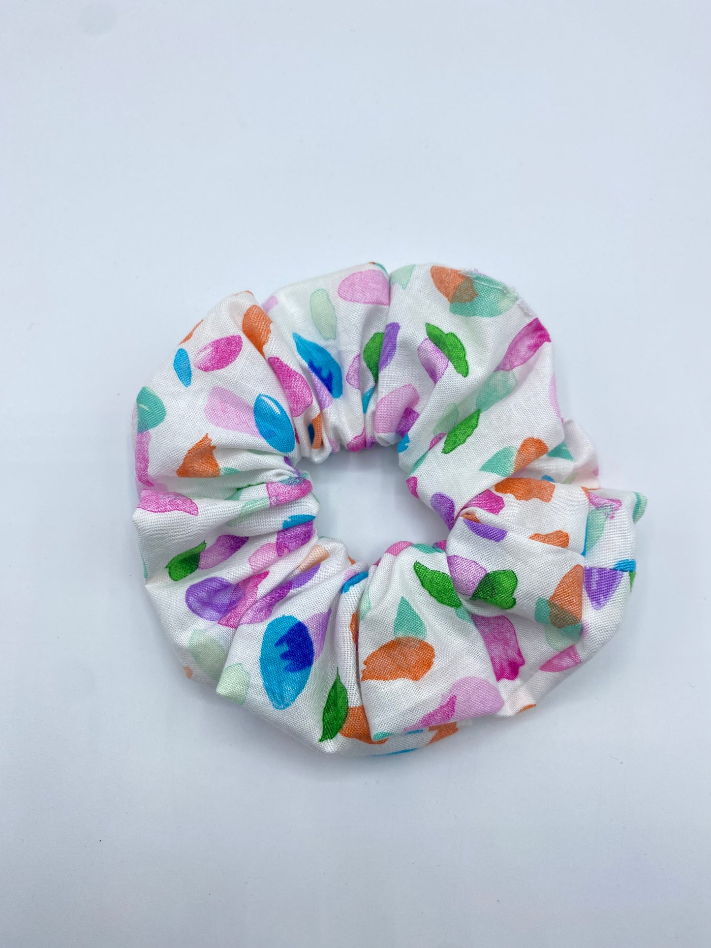 Pastel Petals Scrunchie