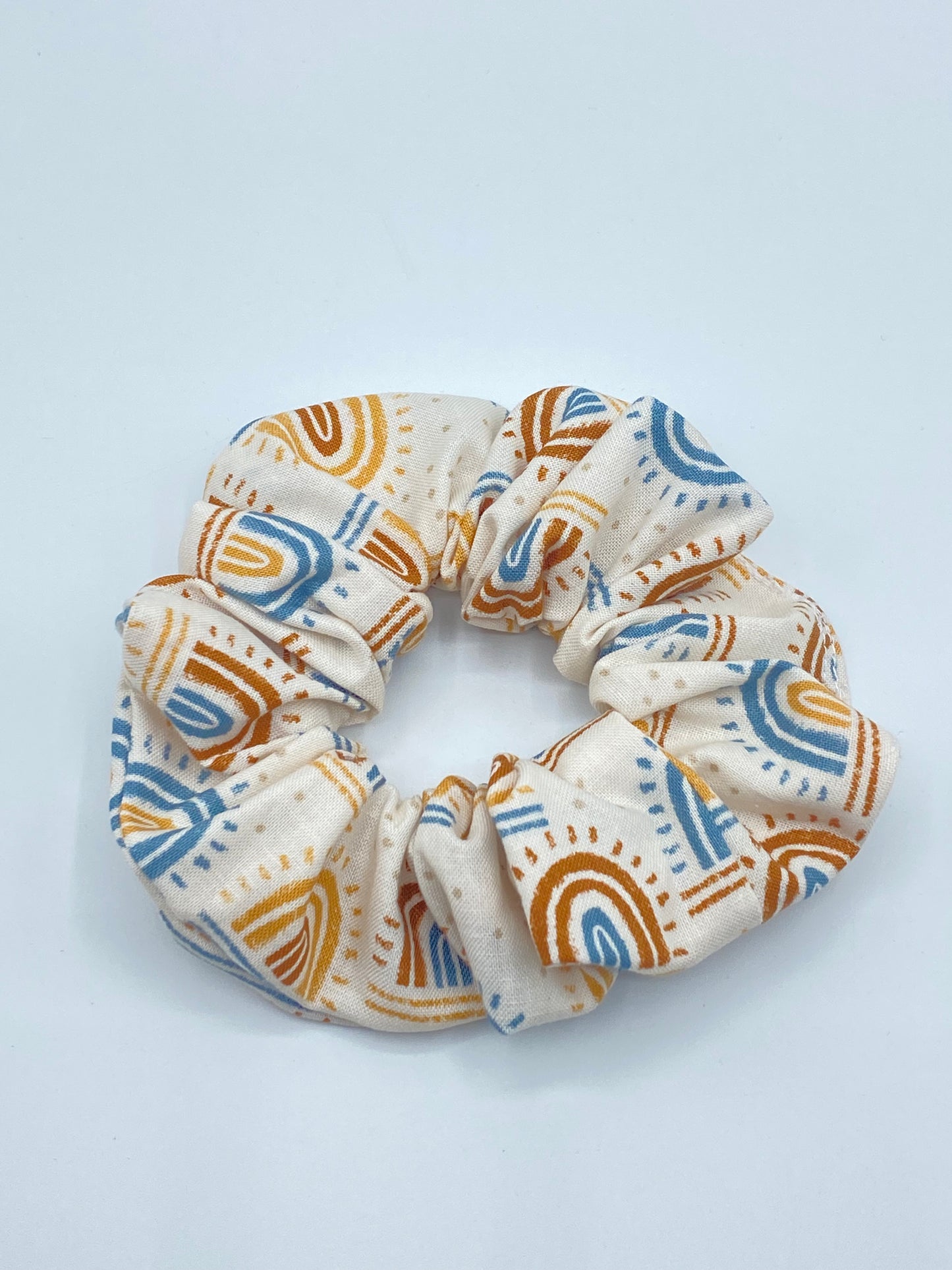 BOHO Rainbow Scrunchie