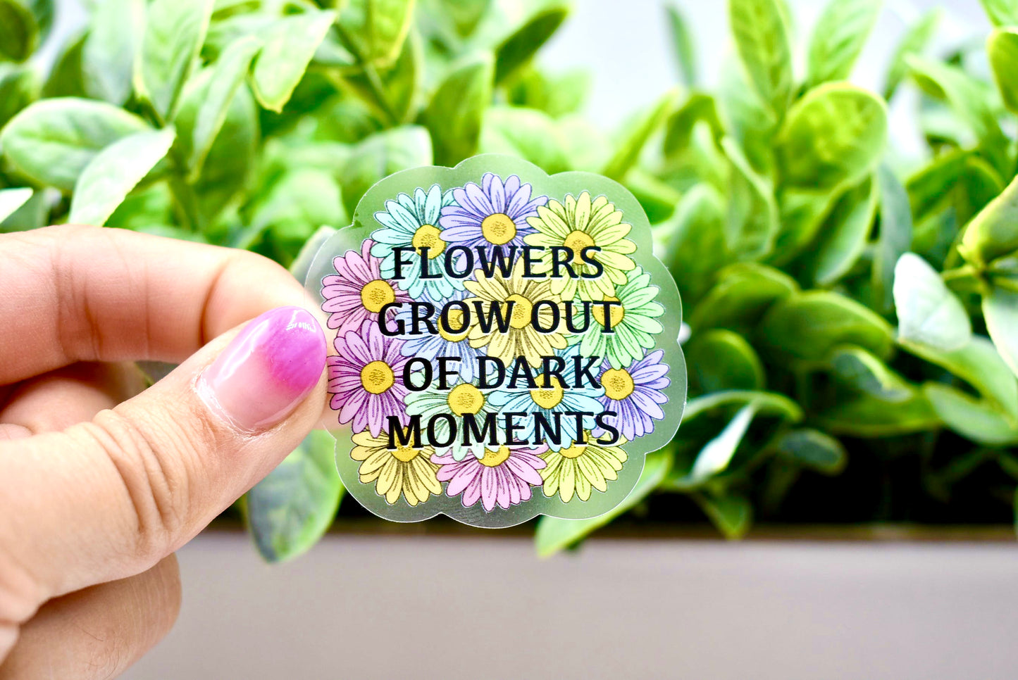 Flowers Grow Sticker