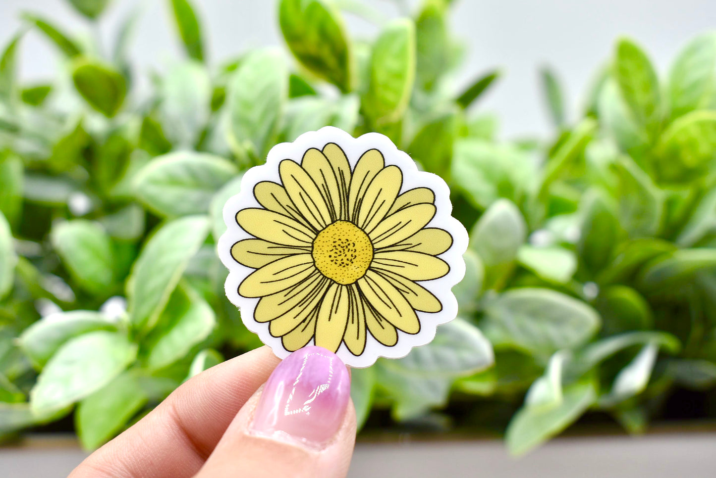 Yellow Daisy Sticker