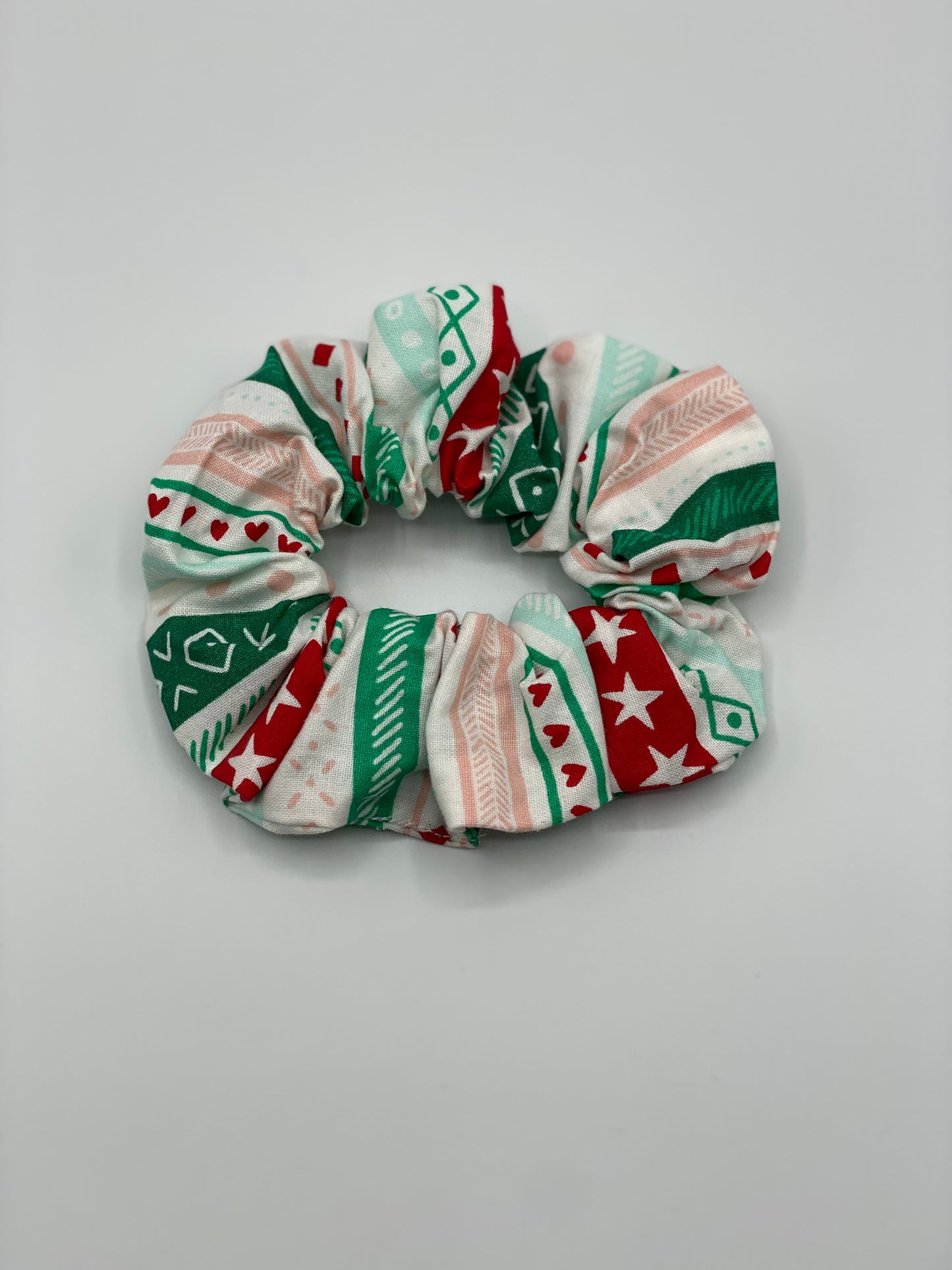 Holiday Pattern Scrunchie