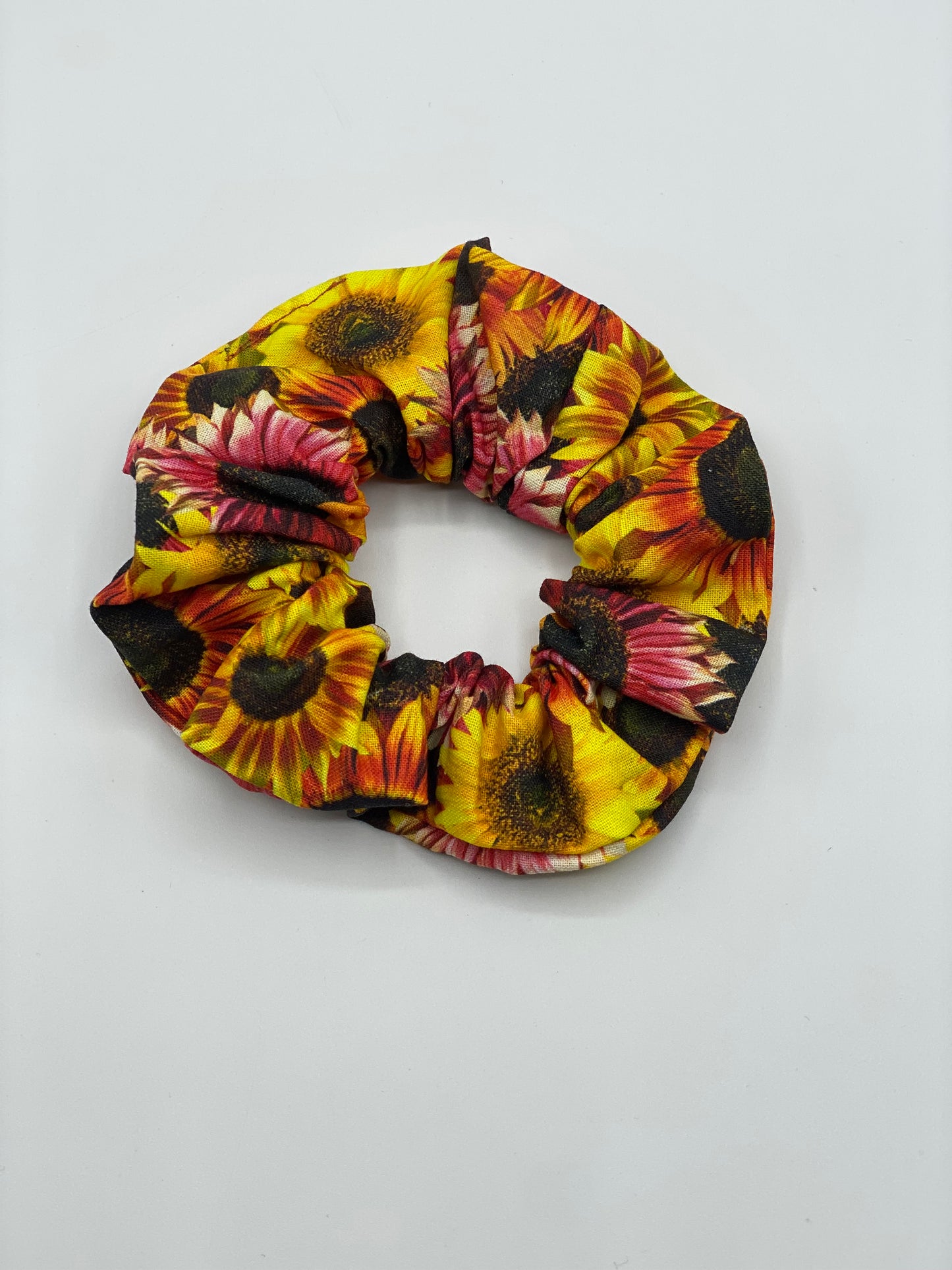 Fall Sunflower Scrunchie