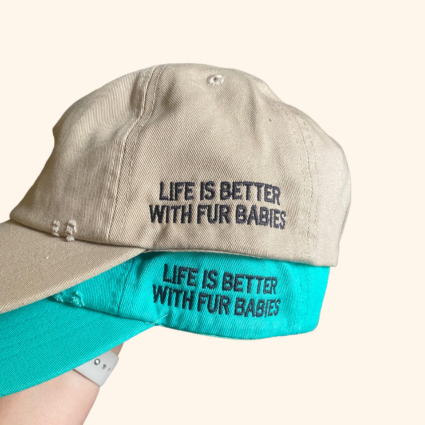 'Life Is Better' Ponytail Hat