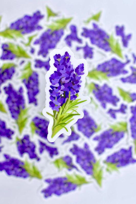 Lavender Flower Sticker