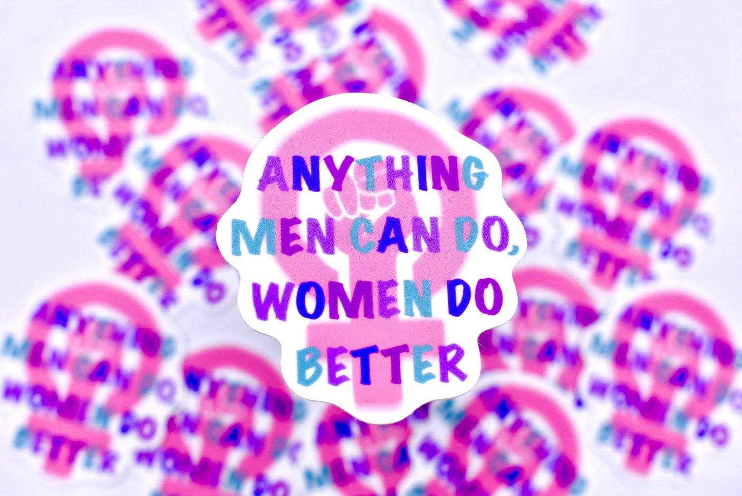 Women Do Better Sticker