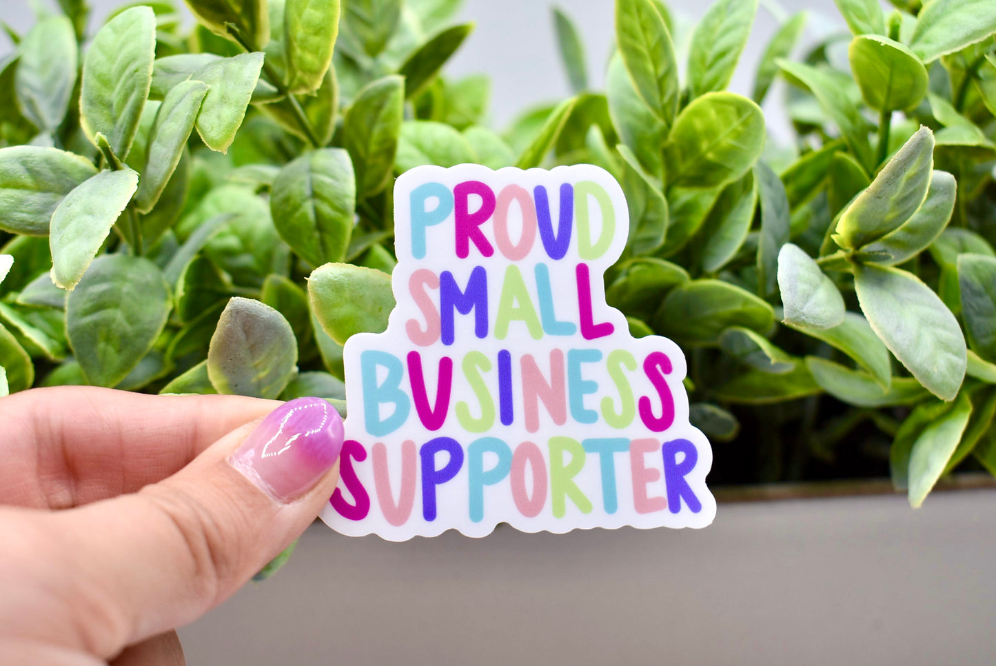 Small Business Supporter Sticker